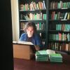 Amit Shilo in a library